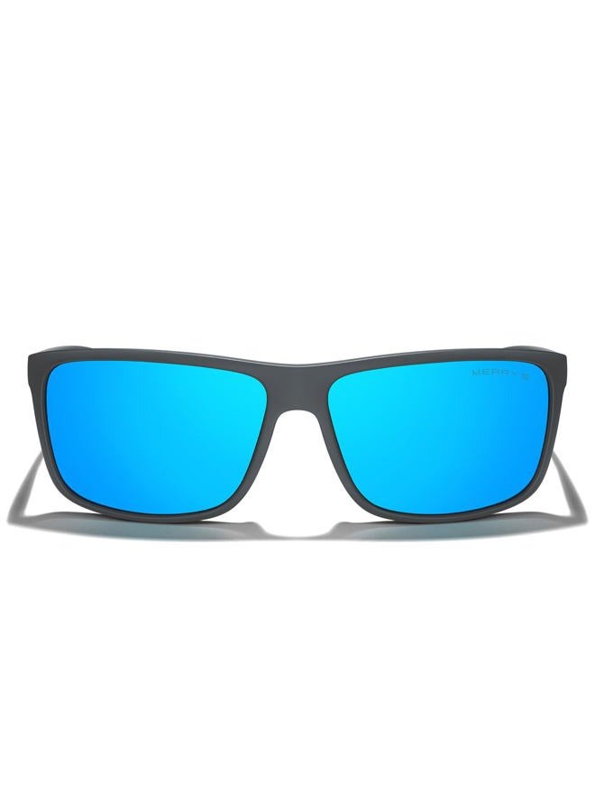 MERRY'S Rectangular Polarized Sports Sunglasses for Men Women Cycling Driving Fishing UV400 Protection S8225 - Image 2