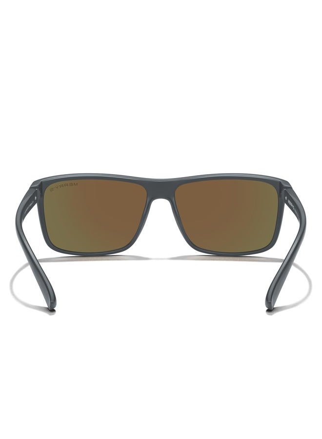 MERRY'S Rectangular Polarized Sports Sunglasses for Men Women Cycling Driving Fishing UV400 Protection S8225 - Image 4