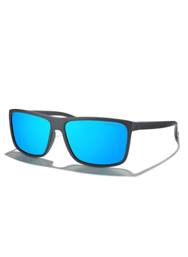MERRY'S Rectangular Polarized Sports Sunglasses for Men Women Cycling Driving Fishing UV400 Protection S8225 - Image 1