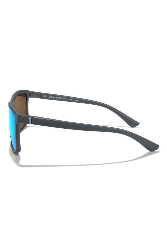 MERRY'S Rectangular Polarized Sports Sunglasses for Men Women Cycling Driving Fishing UV400 Protection S8225 - Image 3
