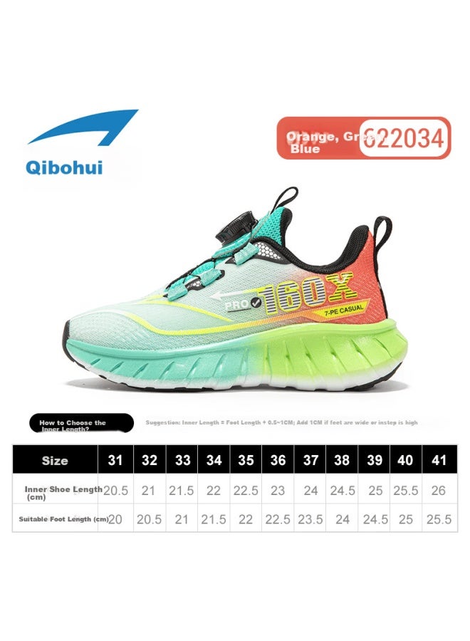 7-PE Qibohui Boys' Mesh Breathable Sports Shoes Spring Summer New Casual Running Shoes For Boys And Older Children - Image 2