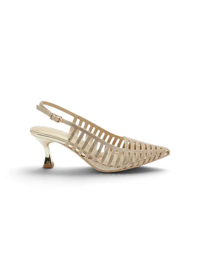 Vbranda Crystal Embellished Mesh Heels C-89 - Image 2