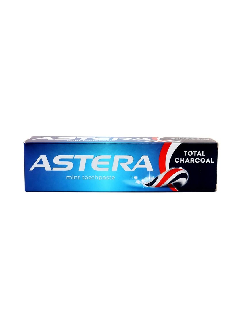 Astera Toothpaste ASTERA  Total Charcoal 110 g - Image 1