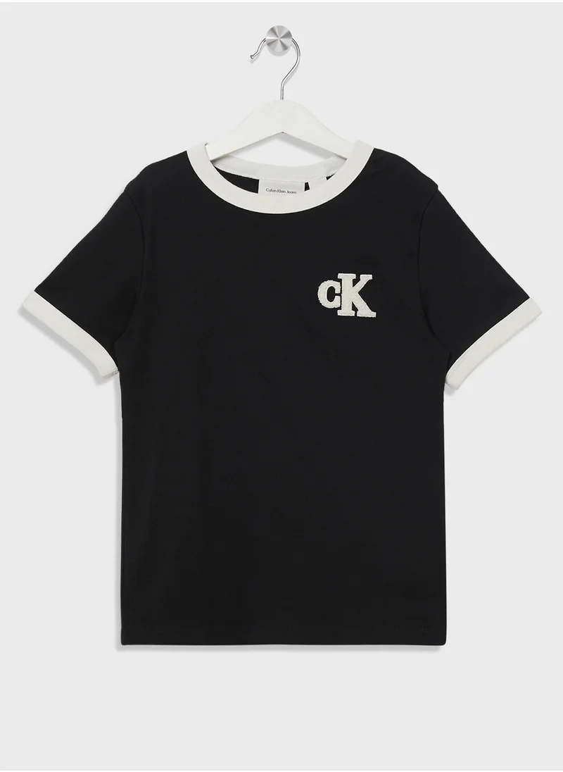 كالفن كلاين جينز RINGER MONO SS T-SHIRT