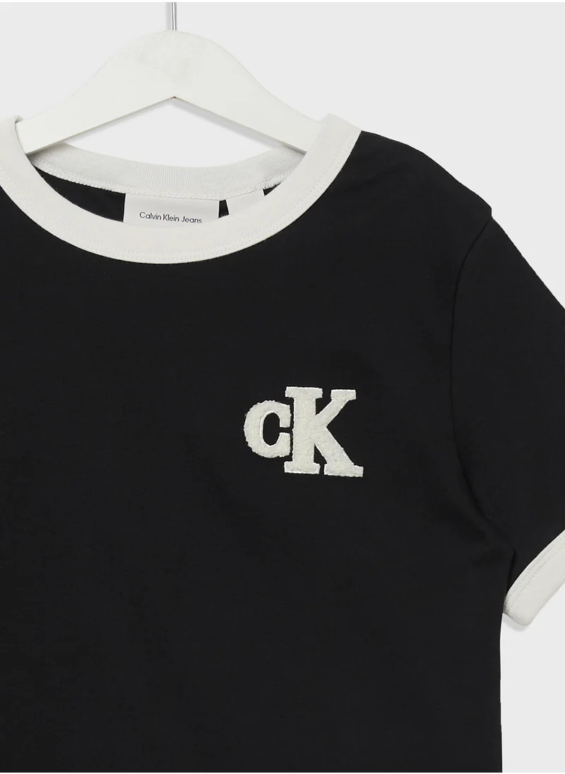 كالفن كلاين جينز RINGER MONO SS T-SHIRT