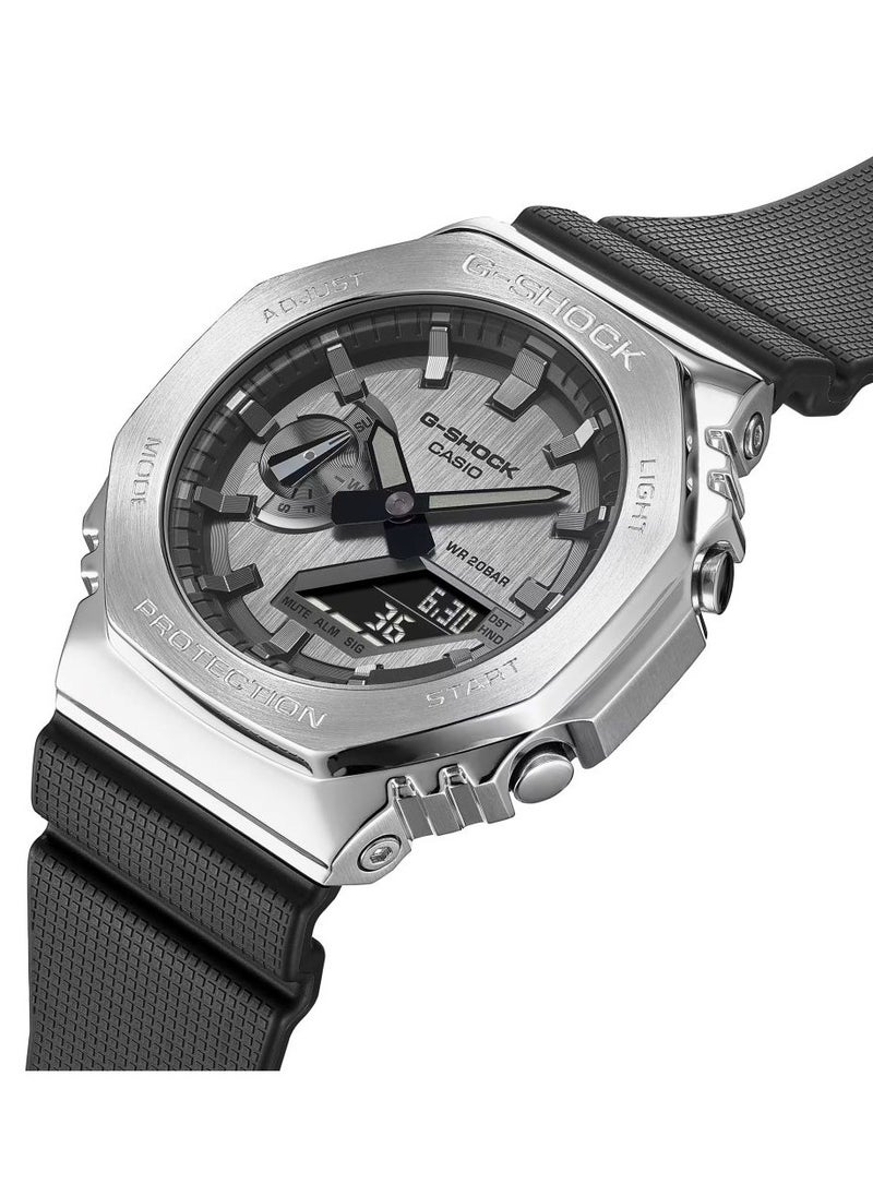 G-SHOCK Analog-Digital Water Resistant Silicone Strap Watch GM-2100-1ADR  - Image 3