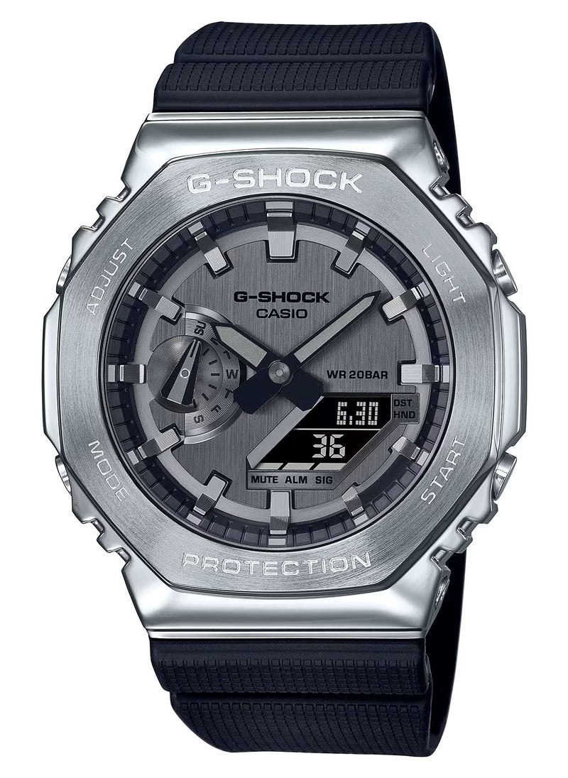 G-SHOCK Analog-Digital Water Resistant Silicone Strap Watch GM-2100-1ADR  - Image 1