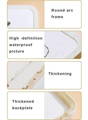 JILMAJ JILMAJ Bathroom Storage Shelf Wall Mounted Rack Painted Waterproof Folding Shelf Toilet Storage Cabinet Home Storage Organisation Bathroom Bedroom Accessories Fordable WallMounted Cabinet  - Image 5