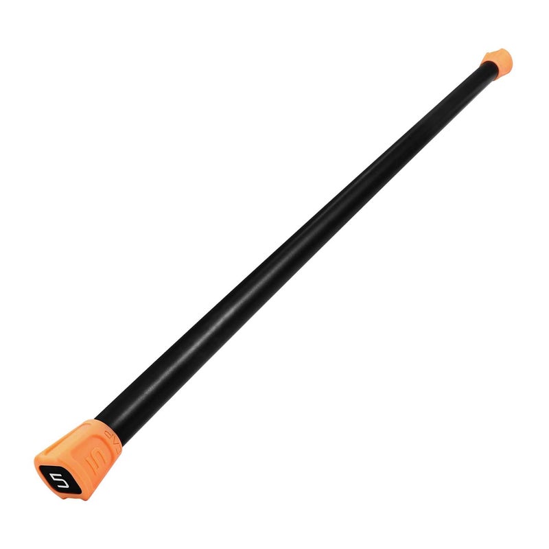 CAP Barbell Weighted Body Bar, 5 LB, Orange, 5 Pounds - Image 1