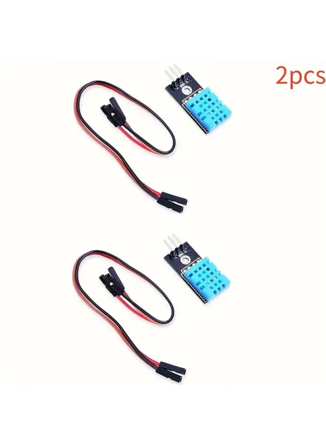 Black DHT11 Temperature Humidity Sensor Module with LCD Display Alarm Output - Image 3