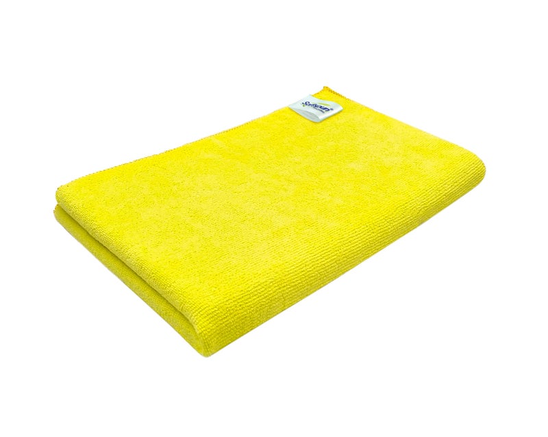 SOFTSPUN Microfiber Hair, Hand & Face Towel Set of 1 Piece, 40x60 Cms, 340 GSM (Yellow). Super Soft & Comfortable, Quick Drying, Ultra Absorbent in Large Size. - Image 1