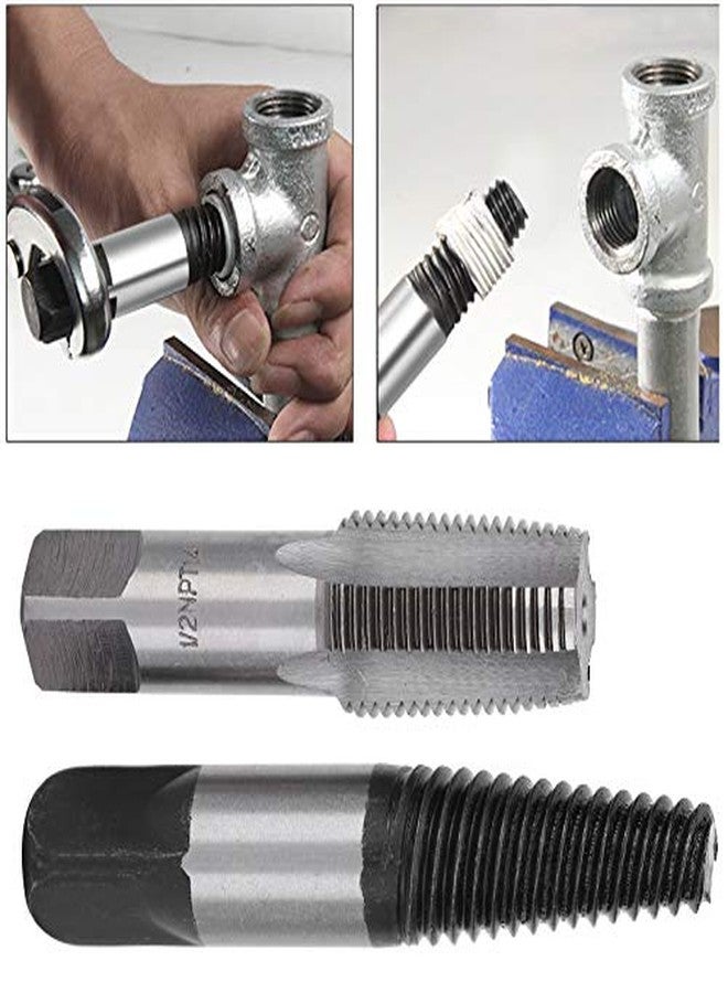 Garosa Pipe Tap Set 1/2 Inch Broken Pipe Extractor Tools High Carbon Steel Water Pipe Thread Remover Repair Kit - Image 3