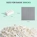HUIZDQ 500 Piece Classic Building Bricks and 1 Gray Baseplate 2x4 Bricks Bulk Creative Building Toys Blocks Bulk for Kids Ages 6 WhiteSmall Bricks 125x062x047 in - Image 4