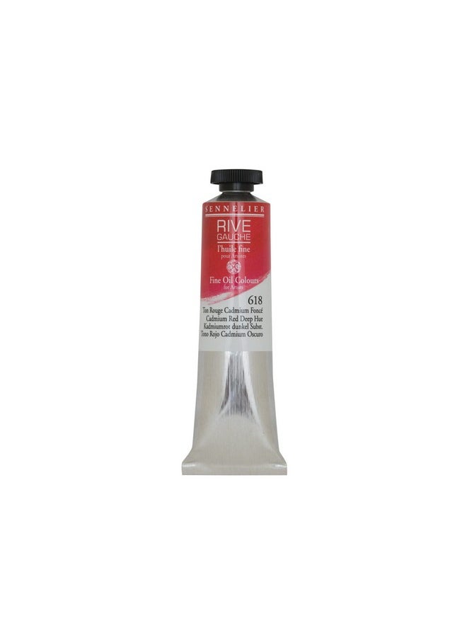 SENNELIER Rive Gauche Artist Oil Color 40 Ml Cadmium Red Deep Hue  - Image 1