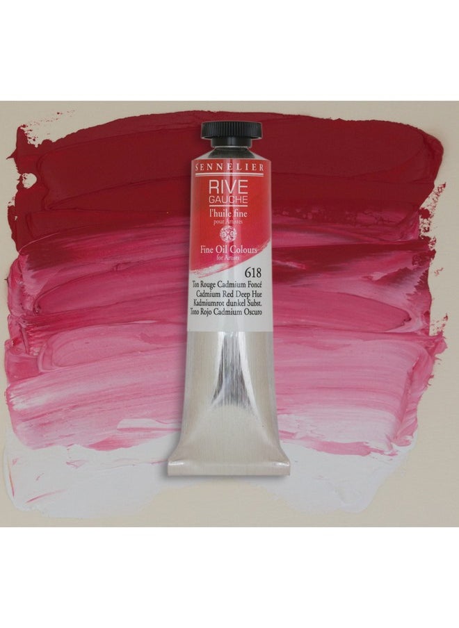 SENNELIER Rive Gauche Artist Oil Color 40 Ml Cadmium Red Deep Hue  - Image 5
