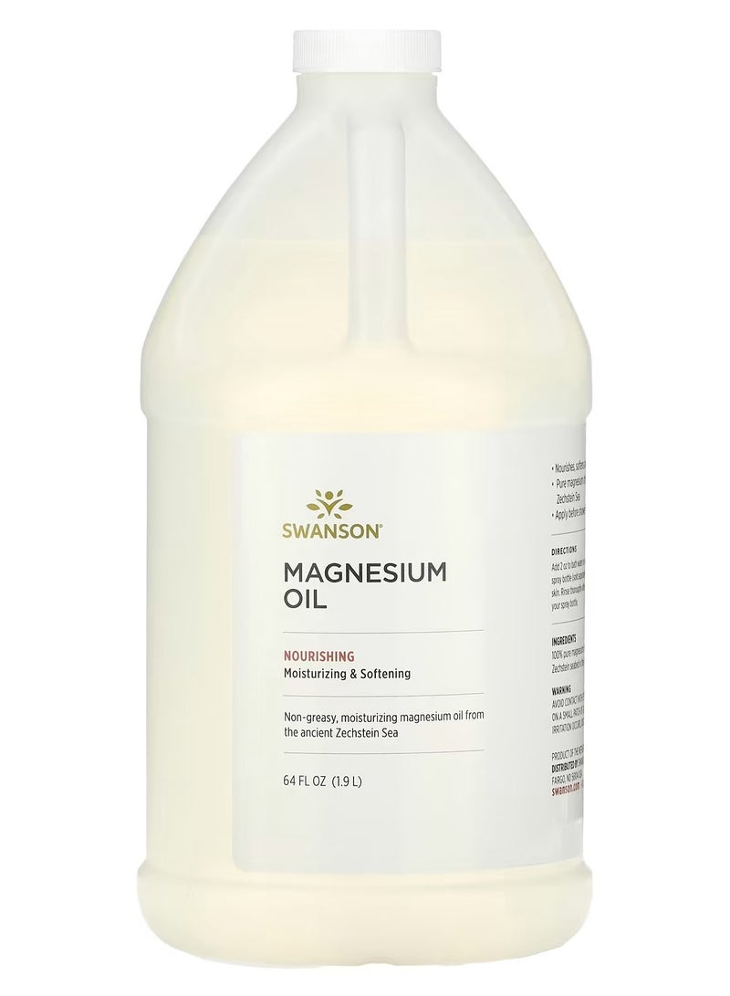 سوانسون، زيت المغنيسيوم، 64 أونصة سائلة (1.9 لتر)