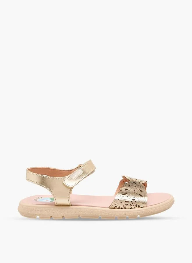 بابلوسكي Girls Hook & Loop Sandals