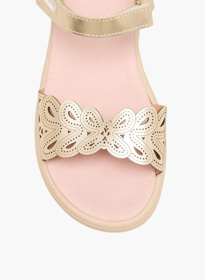 بابلوسكي Girls Hook & Loop Sandals