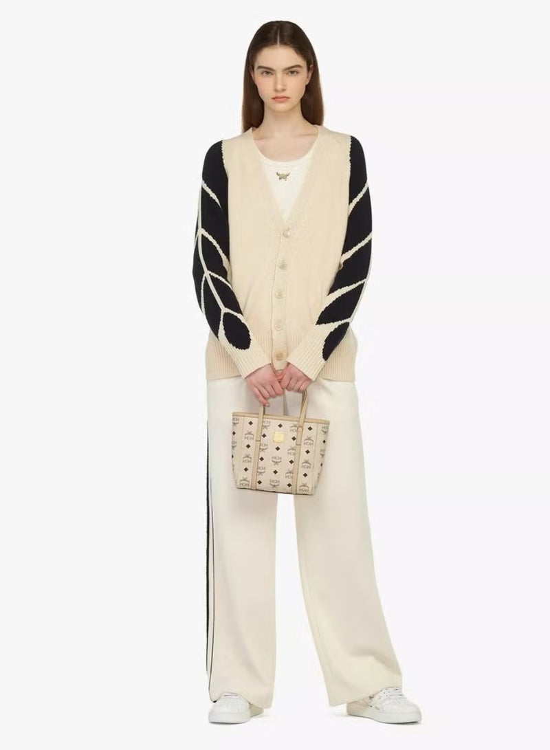 MCM TONI Mini handbag Diagonal tote bag（OFF-WHITE） - Image 5