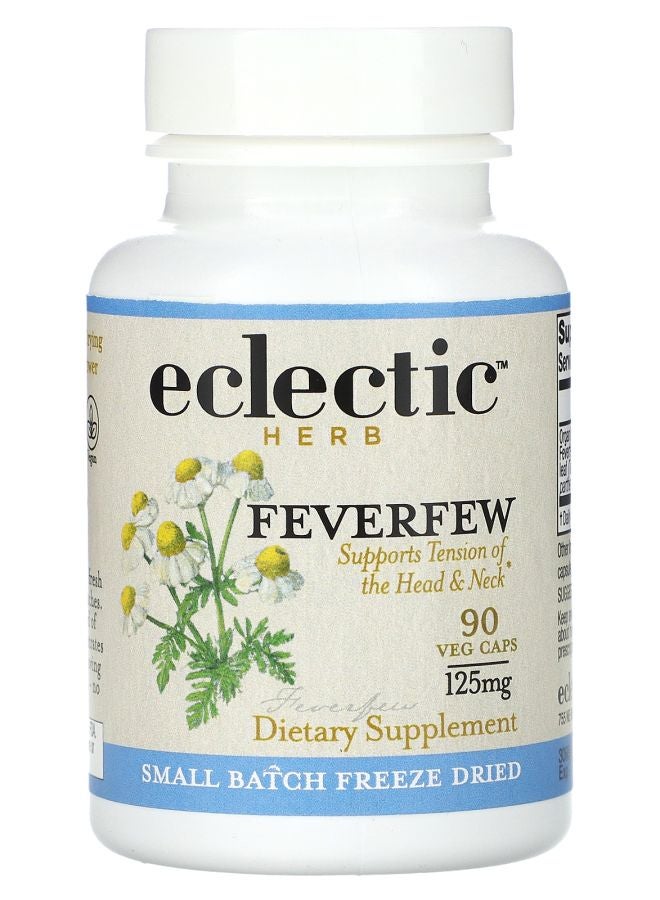 Eclectic Herb فيبرفيو 125 ملغ 90 كبسولة نباتية