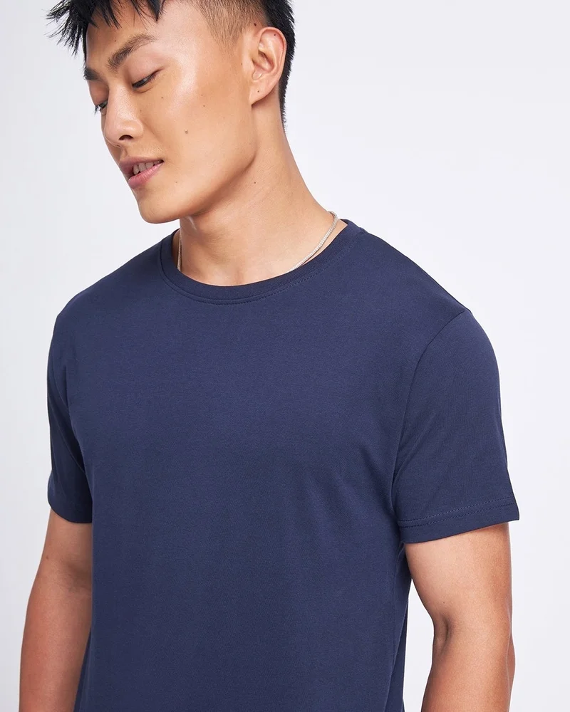 bewakoof Men's Blue T-shirt