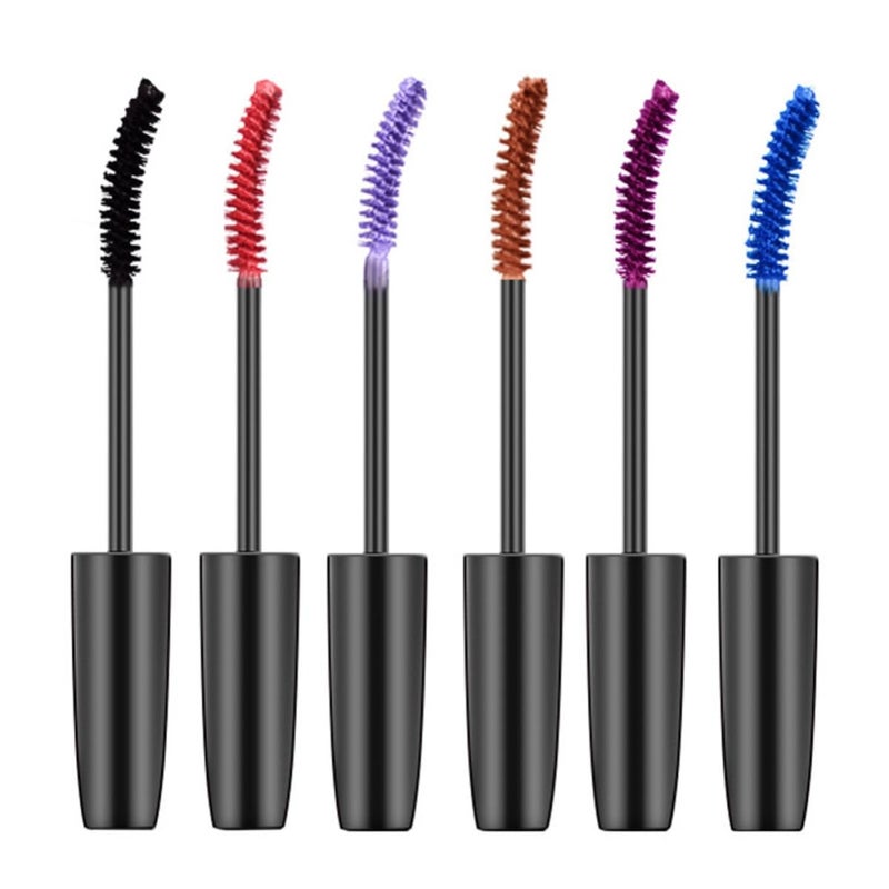 Garneck 6pcs Colorful Waterproof Mascara Cream Set with Smudge-proof Ultra-fine Formula for Women’s Eyelash Makeup and Eye Makeup - Image 1
