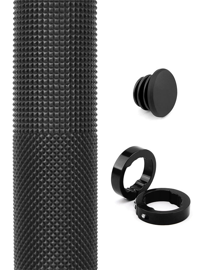 زوج من مقابض المقود المضادة للانزلاق للدراجات الجبلية مع مشابك قفل مزدوجة - Image 5