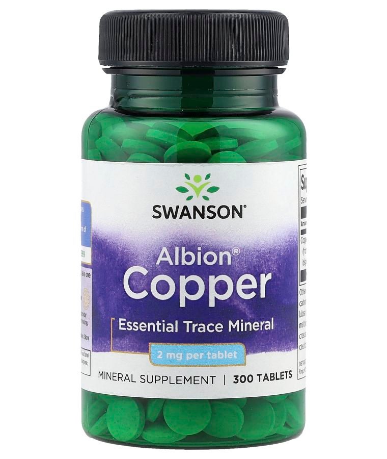 SWANSON Albion® Copper 2 mg 300 Tablets