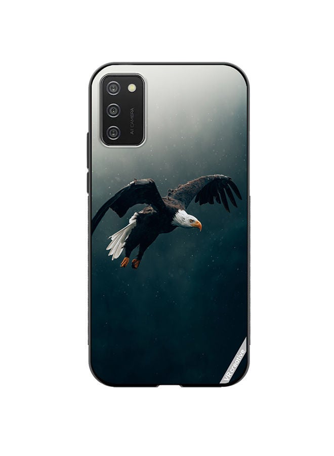 VR CREATIVE Protective Case Cover For Samsung Galaxy A02s Peaky Eagle Design Multicolour - Image 1