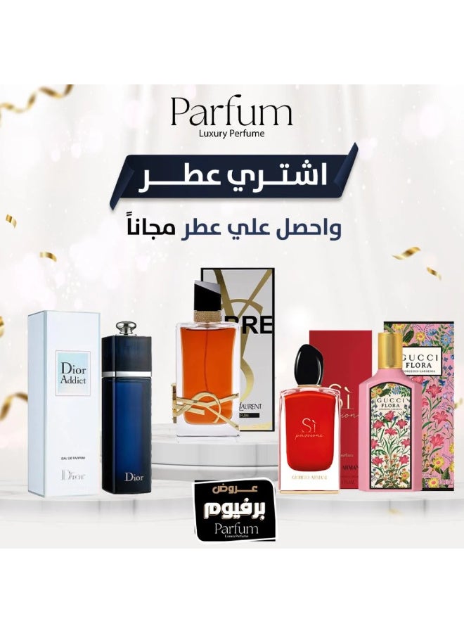 Luxury Parfums Women's offer: 3 distinctive 100ml perfumes and one free perfume