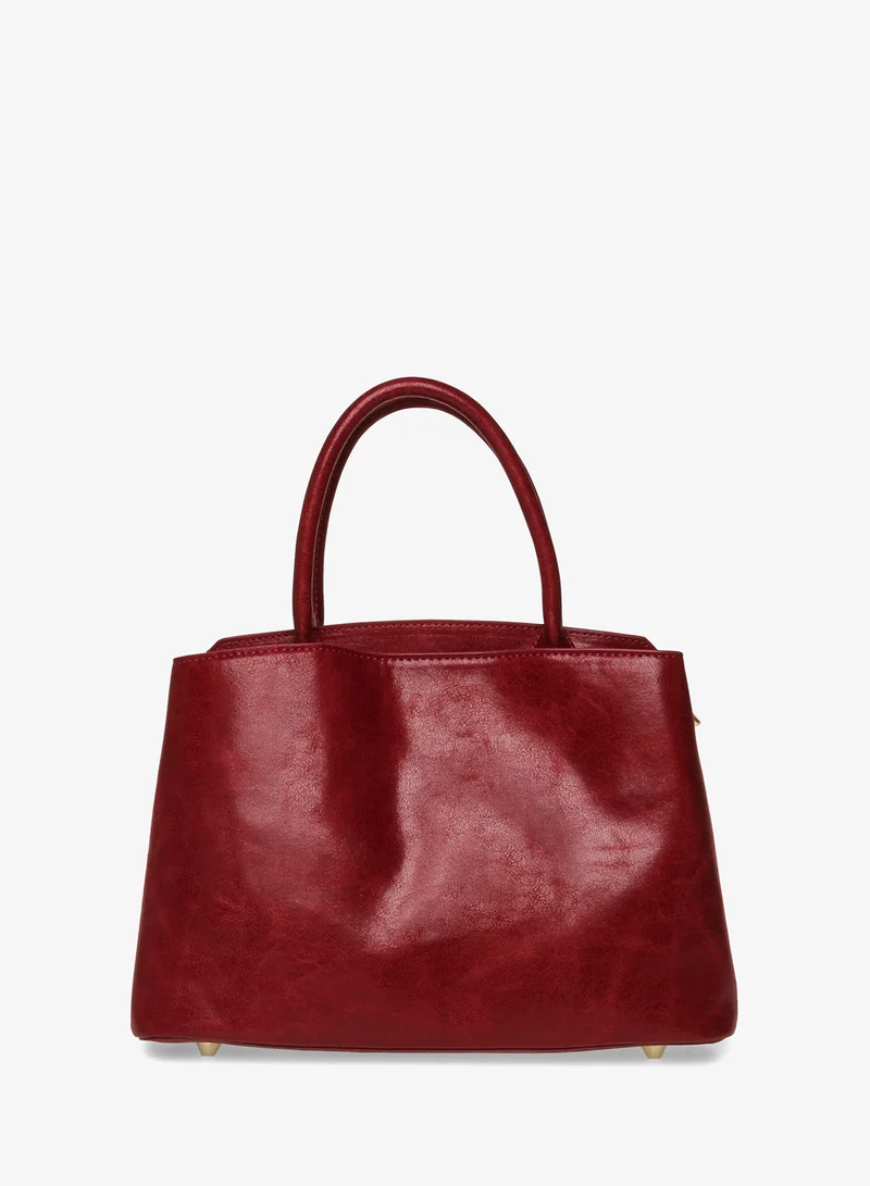 Steve Madden Brosalie Top Handle Chain Details Satchel