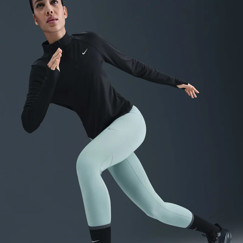 Nike Grey Women's Dri-FIT Tempo 7/8 Running Leggings for Women | Best Price UAE