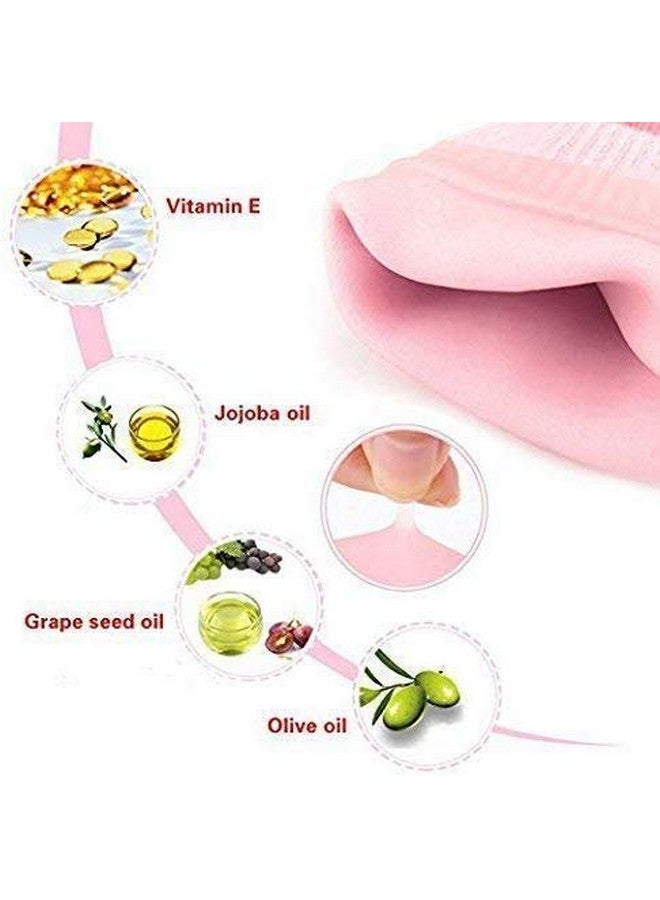 Magic Gel Moisturizing Treatment Gel Spa Foot Socks for Cracked Hills Pack of 1 Purple - Image 5