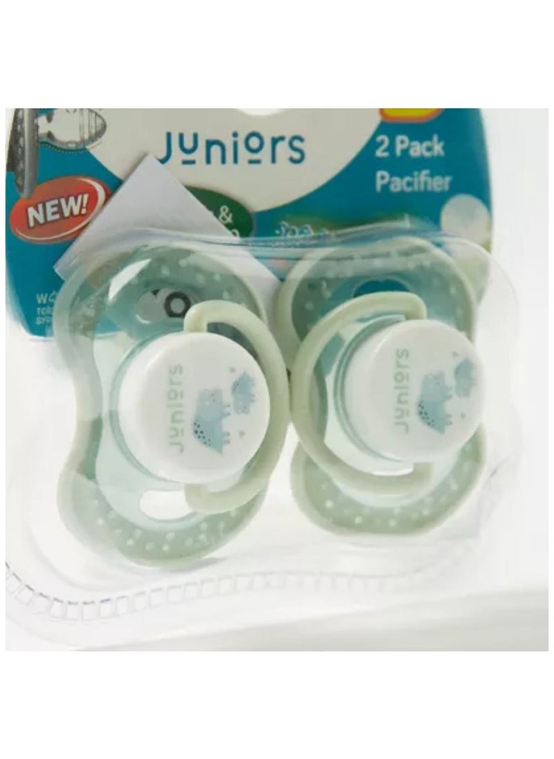 JUNIORS Dino World Printed 2-Piece Soother Set 6M +  - Image 3