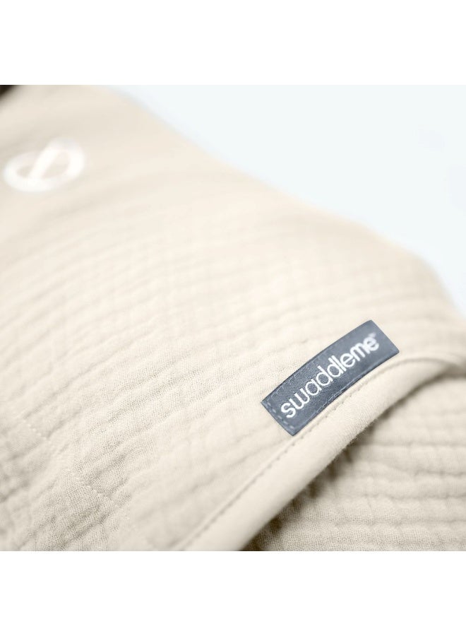 ingenuity سوادل مي من إنجينيتي - سواتل أصلي من موسلين، 1.5 توغ، عبوة واحدة، 0-3 أشهر - كريمي - Image 5