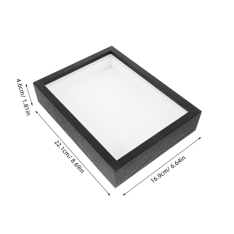 Butterfly Insect Display Frame Shadow Box Photo Specimen Case For Collectors White - Image 3