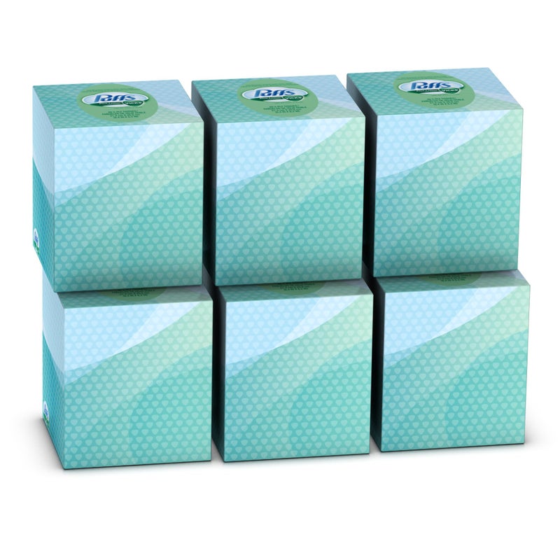 Puffs Plus Lotion with The Scent Of Vicks Facial Tissues, 6 - Count (Packaging May Vary) - Image 1