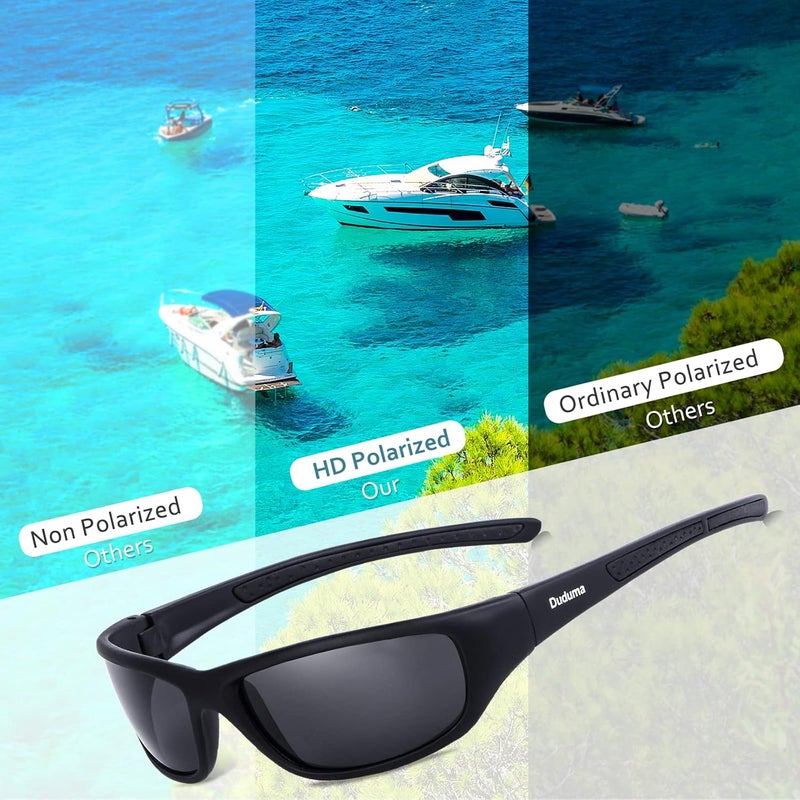 Duduma Sports Polarized Sunglasses for Men Women Baseball Cycling Golf Fishing Sun Glasses UV Blocking Tr8116 - Image 3