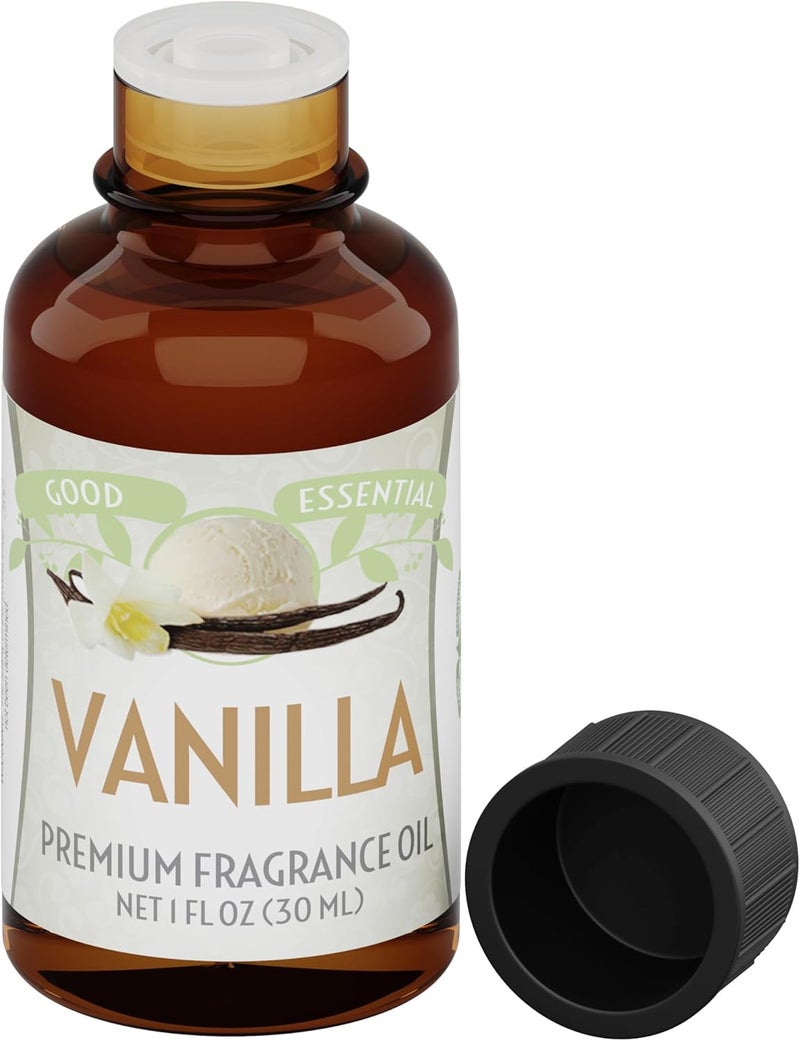 Good Essential Professional Vanilla Fragrance Oil 30 ml (1 fl oz) for Soaps, Lotions, Perfume, Body Butter, Diffuser, Candle Making - Image 1