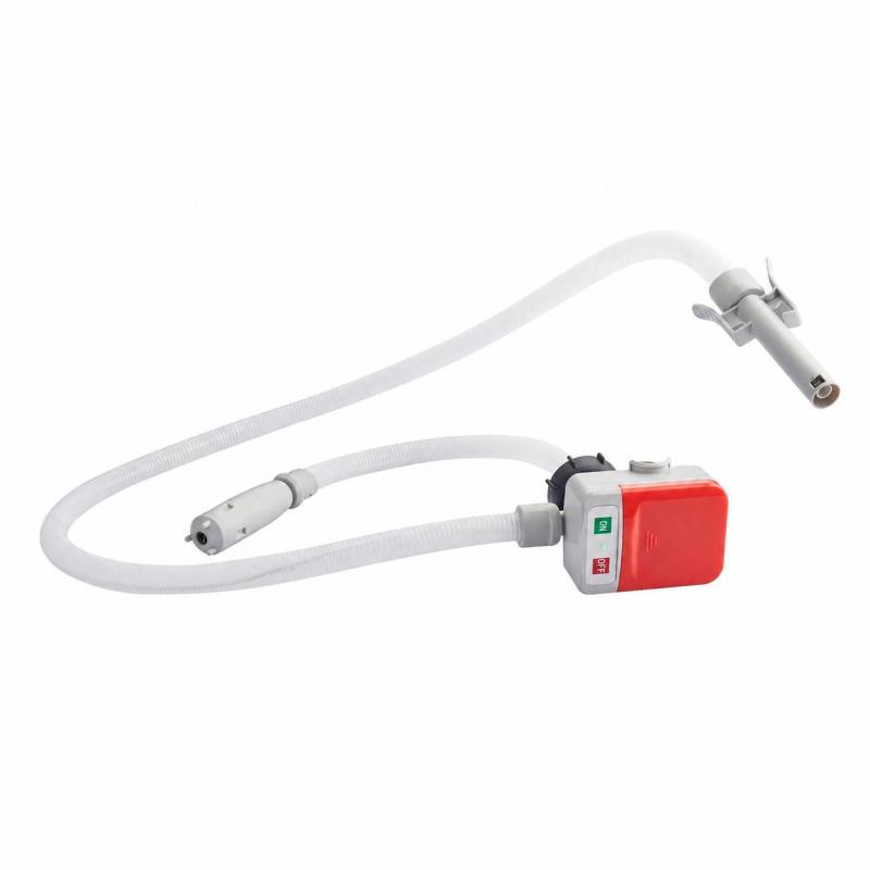 12V Fuel Transfer Pump Cordless AA Battery Powered Portable Diesel Pump - Horizontal Design For Barrels - Multi-Liquid Electric Gasoline Pump for Farm Garage Worksite - Image 1