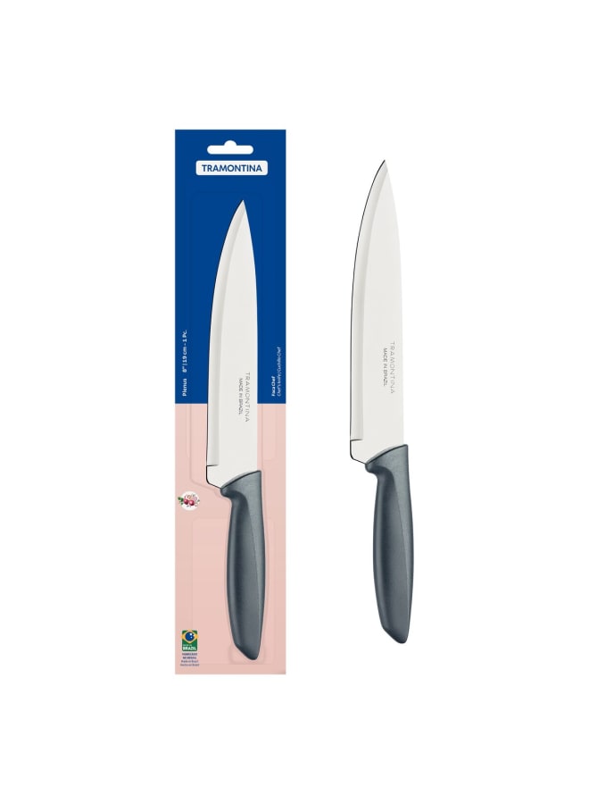 TRAMONTINA Tramontina Stainless Steel Dining Knife with Handle, 8-Inch Size, Grey  - Image 1