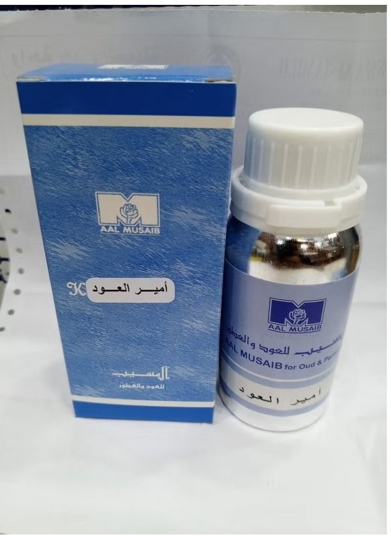 آل مسيب - عطر زيتي امير العود مركز 100مل - Image 1