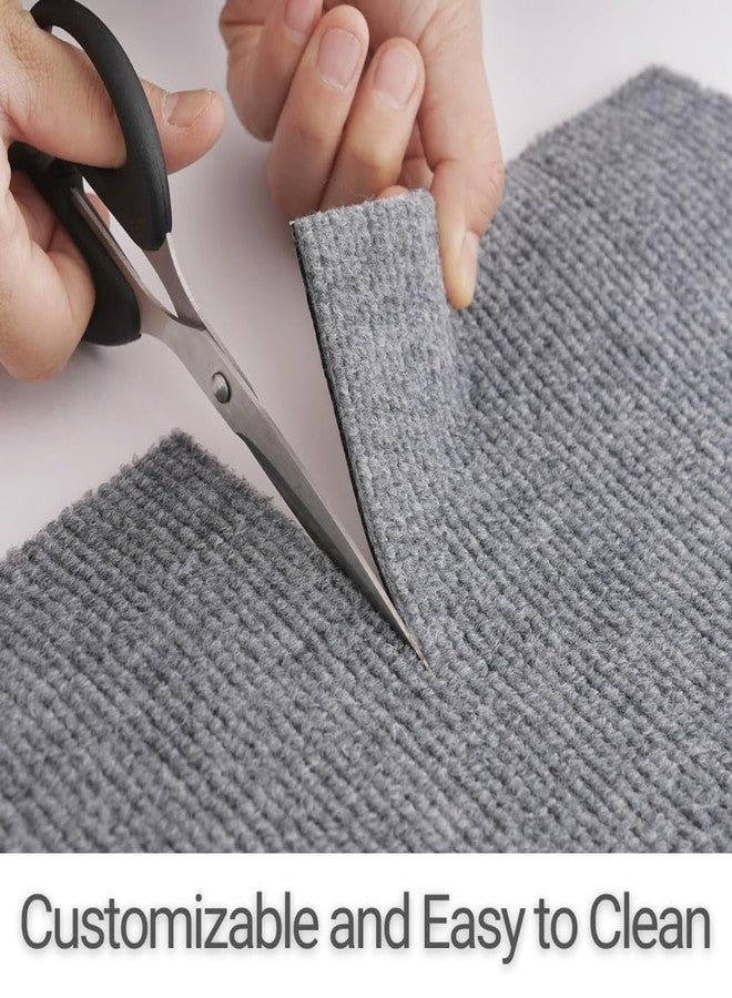 SAVUK Cat Scratching Mat for Couch Furniture Protective Cover Anti-Fall Climbing Claw Corner Wall Mat Self-Adhesive Cuttable Easy to Clean Replacement Carpet Rug (Grey, 15" x 24") - Image 5
