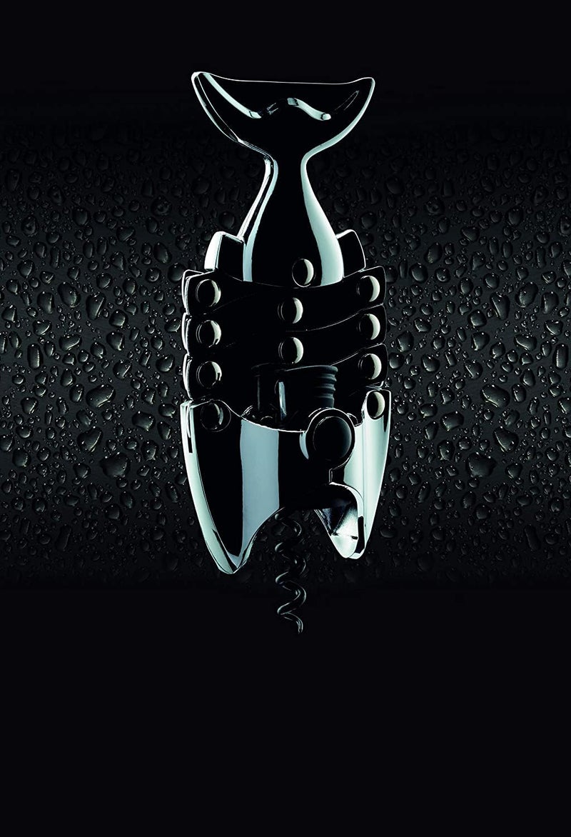 BarCraft Lazy Fish Corkscrew and Bottle Opener, Stainless Steel Wine Opener, 16.5 x 7.5 x 4.5cm, Silver - Image 3