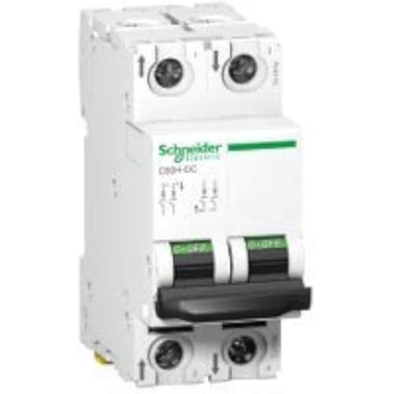 Schneider A9N61535 MCB Miniature Circuit Breaker C60H-DC 2P 32A, White - Image 5