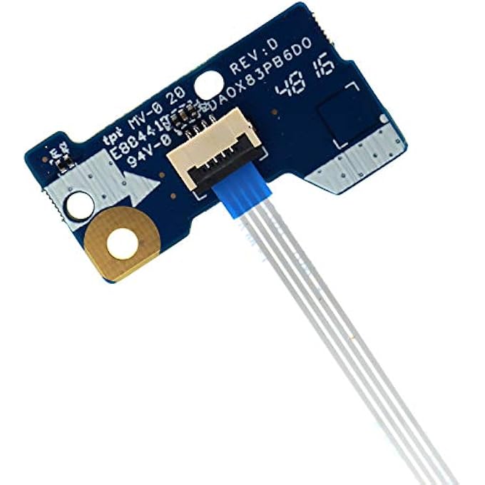 rayihni ON/OFF POWER BUTTON BOARD SWITCH WITH CABLE REPLACEMENT FOR HP PROBOOK 450 G3, 450 G4, 455 G4, 470 G4 905754-001 DA0X83PB6D0 DA0X83PB6D2 - Image 1