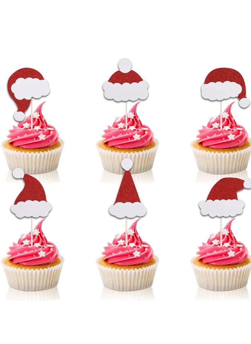 24 Pcs christmas Cupcake Toppers, Hat Cupcake Decorations, Toppers, Toothpick Flags Cake Decorations, Party Holiday Supplies - pzsku/Z25DA0B7F40DEF1251D23Z/45/_/1728044373/f502ec36-0af7-4632-bc83-520dd59f699e