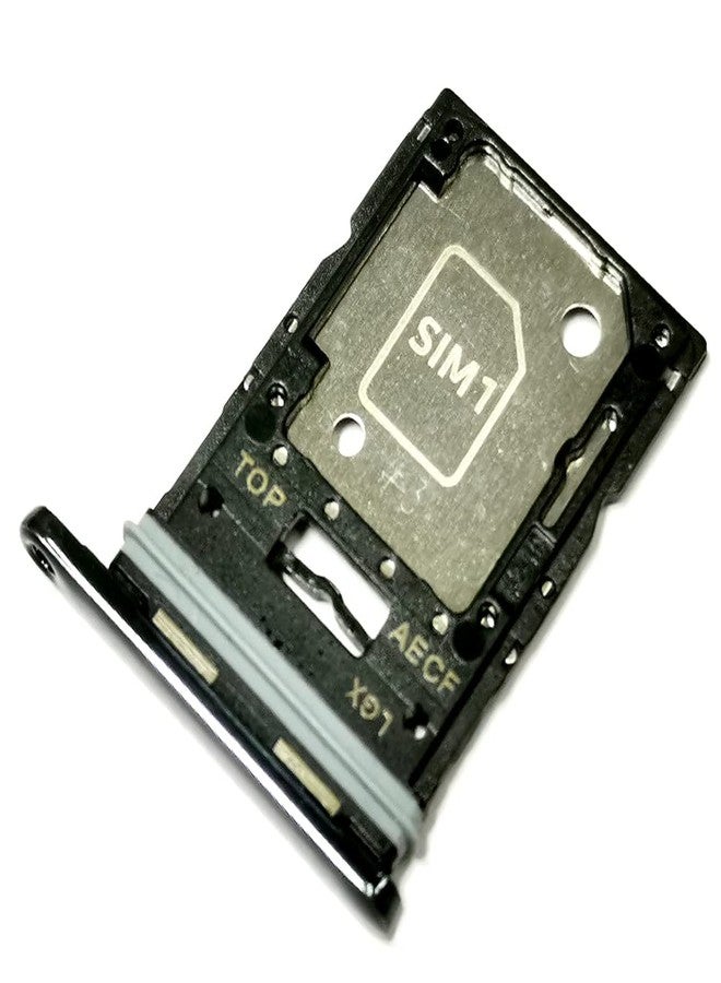 Bestdealing Galaxy A53 5G SIM Card Tray Dual Replacement A53 5G Sim Card Slot Holder for Samsung Galaxy A53 5G SM-A536U A536U1 A536E A536 A536W S536DL Sim Card Tray Repair Part with Opening Needle (Black) - Image 2