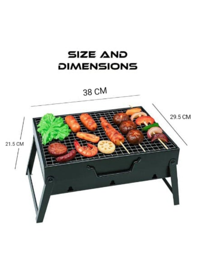 NO BRANDS PORTABLE CHARCOAL BBQ GRILL - Image 1