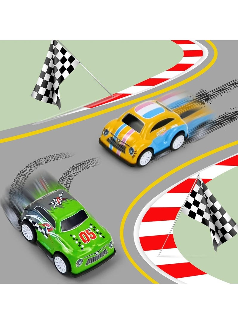 Metal Pull Back Cars Friction Power Alloy Racing Cars for Toddler 18pcs - Image 2